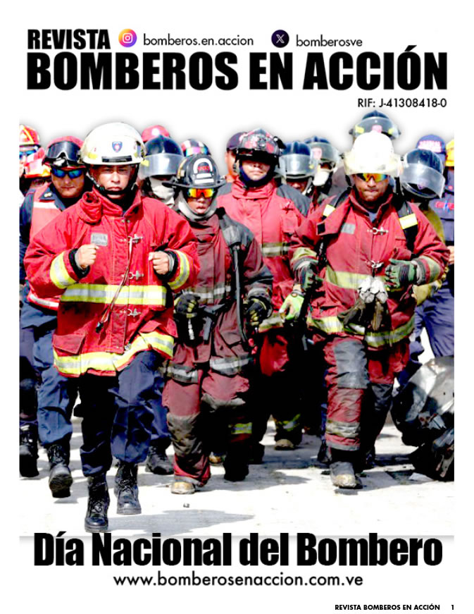 Portada de la revista Bomberos en Acción